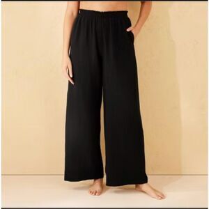 Shade & Shore Black Swim Coverup Pants